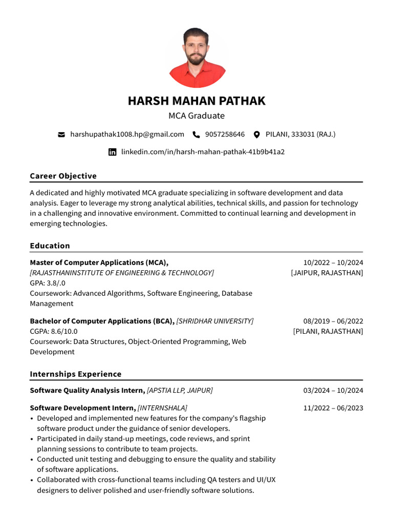 MCA Graduate with Software Skills | PDF | Software | Web Development