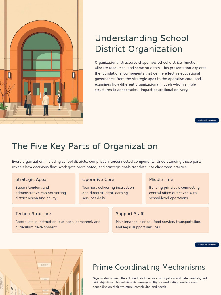 Understanding School District Organization | PDF | Governance ...