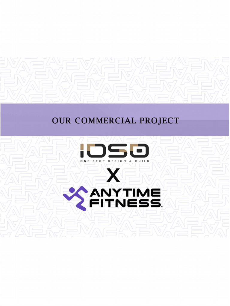 Idso X Anytime Fitness Project | PDF