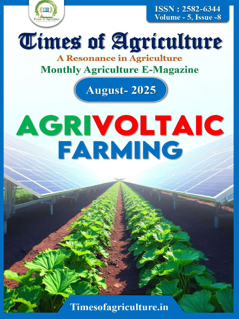 August 2025 Times of Agriculture Magazine | PDF | Photovoltaics ...
