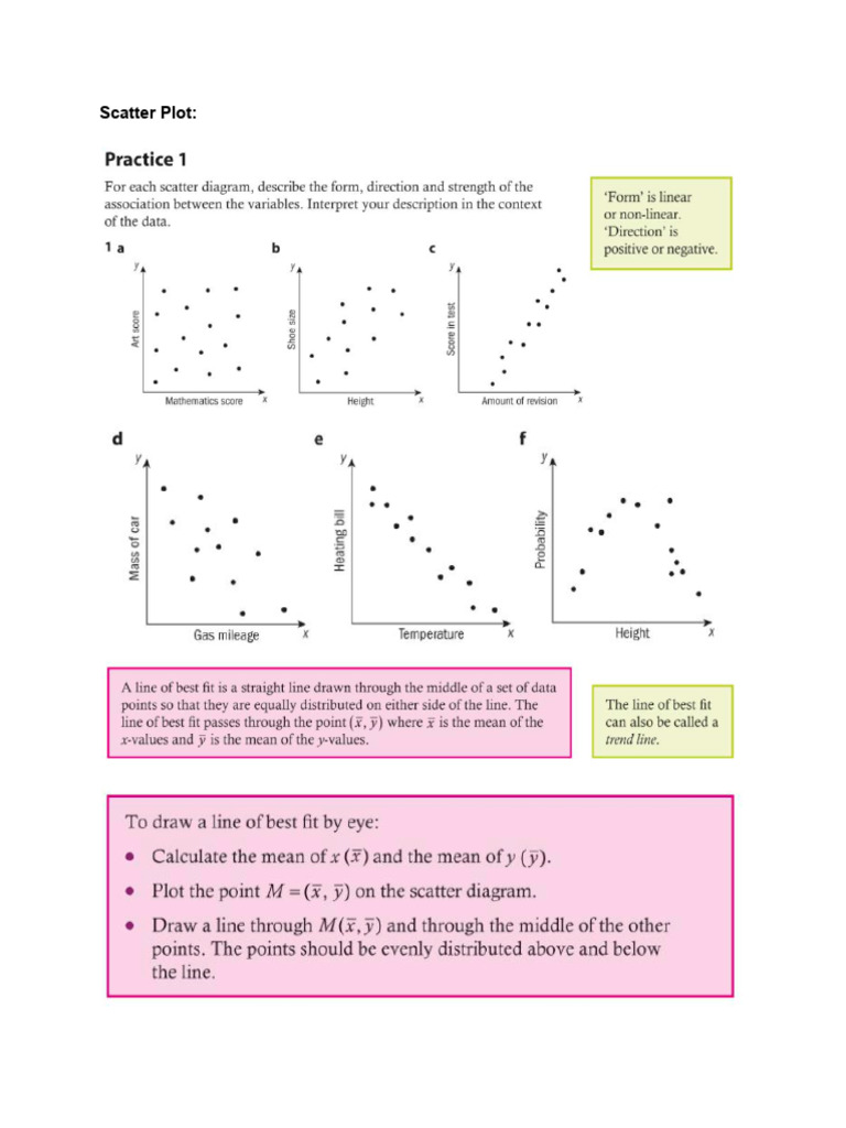 Scatter Plot-Practice | PDF