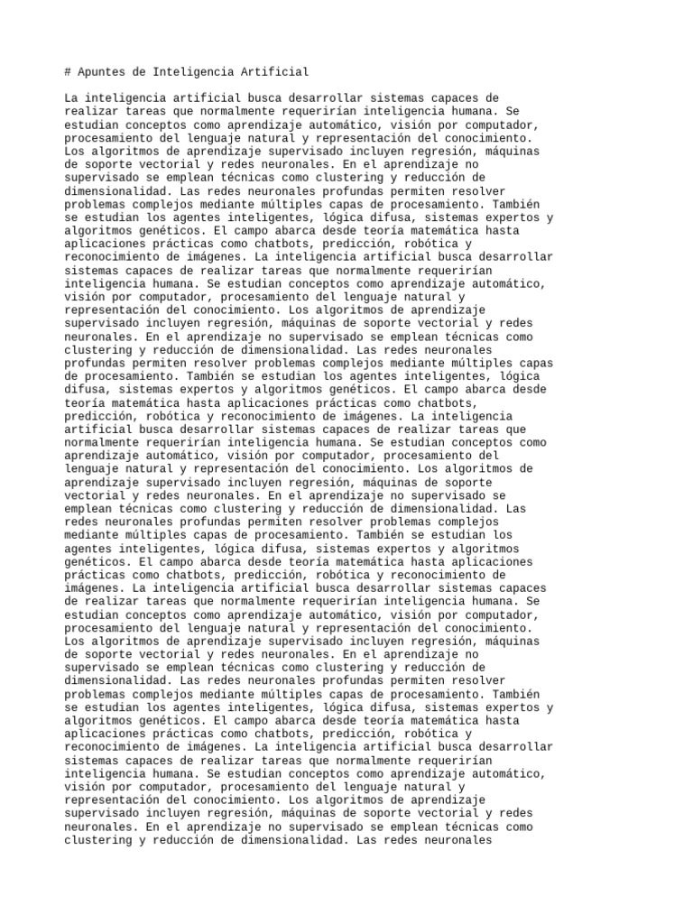 Conceptos Clave de Inteligencia Artificial | PDF | Inteligencia ...