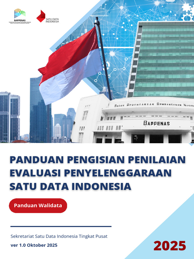 Panduan Evaluasi Satu Data Indonesia | PDF