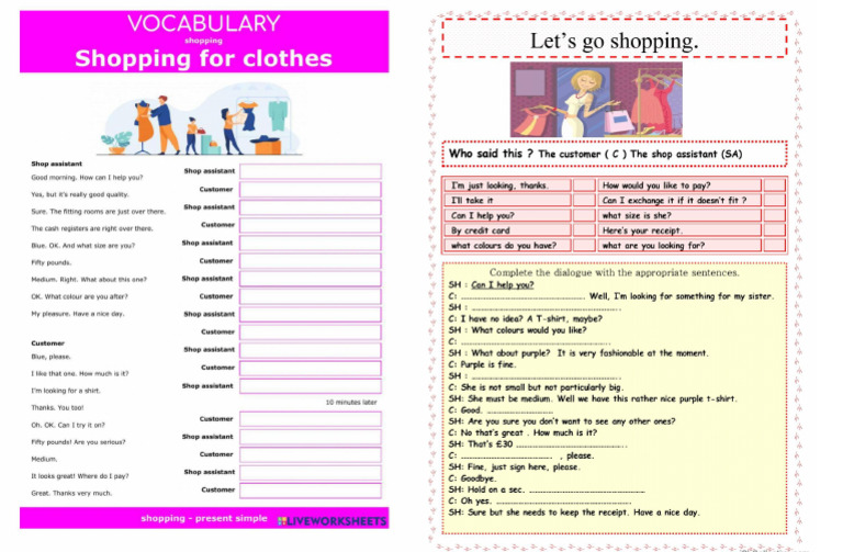 Shopping Dialogue | PDF