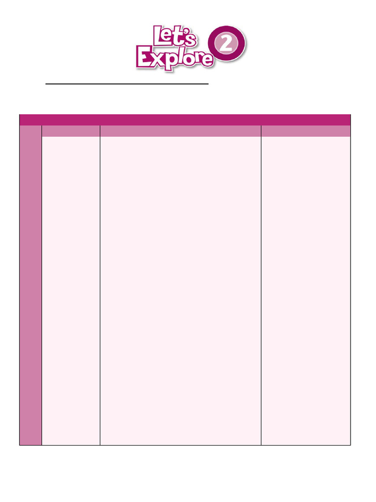 Let’s Explore 2 Teacher's Book PDF | PDF