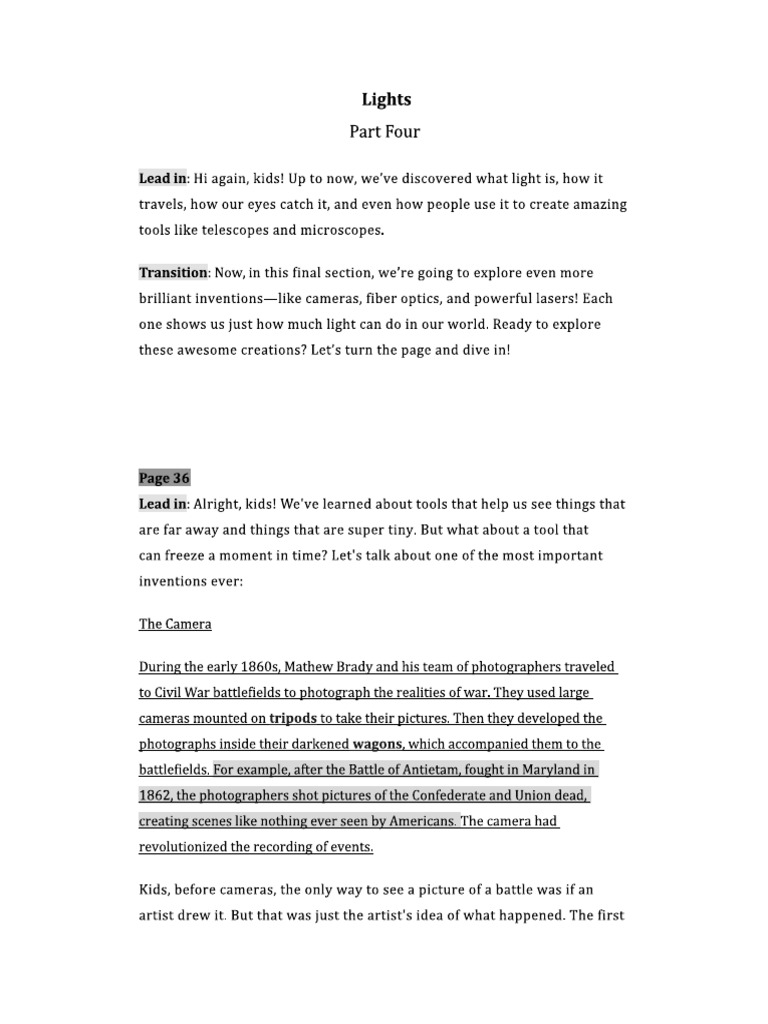 Lights 4 | PDF