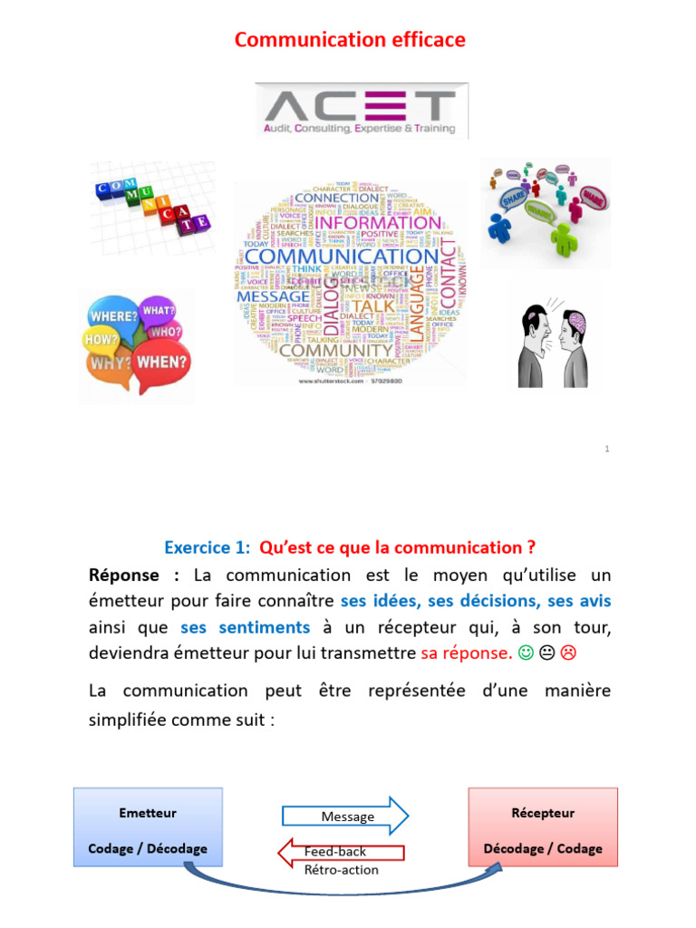 Techniques de Communication Efficace | PDF