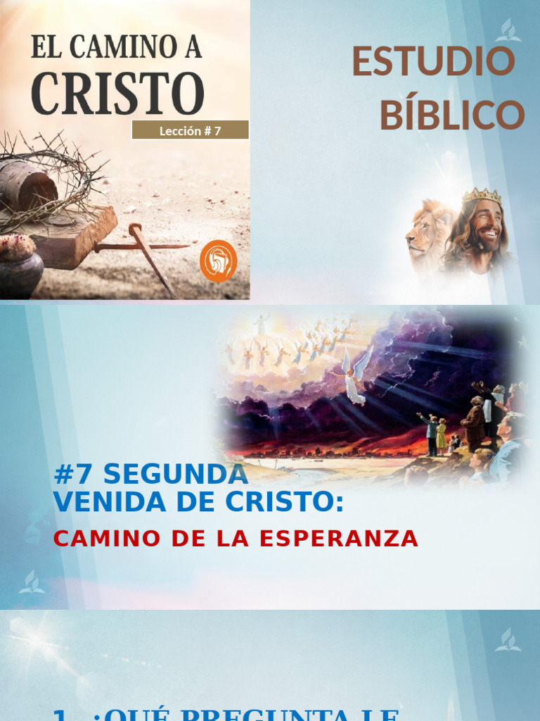 Segunda Venida de Cristo: Esperanza y Promesas | PDF | Cristo (título ...