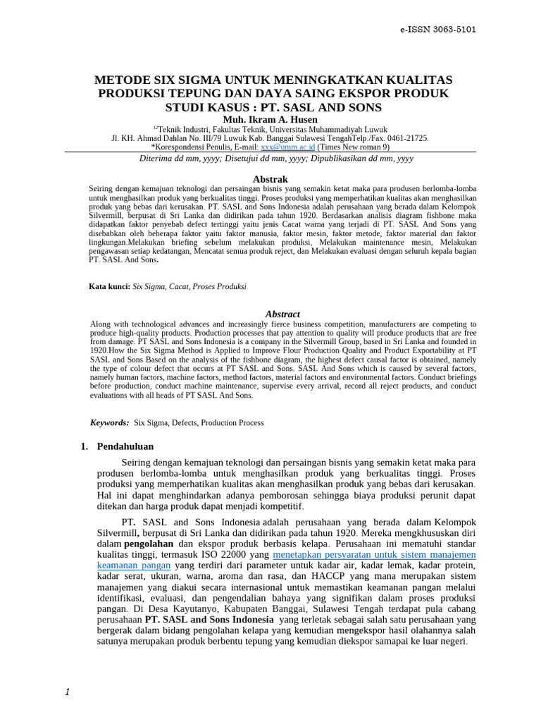 Template Jurnal | PDF