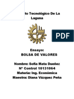 Ensayo Bolsa de Valores