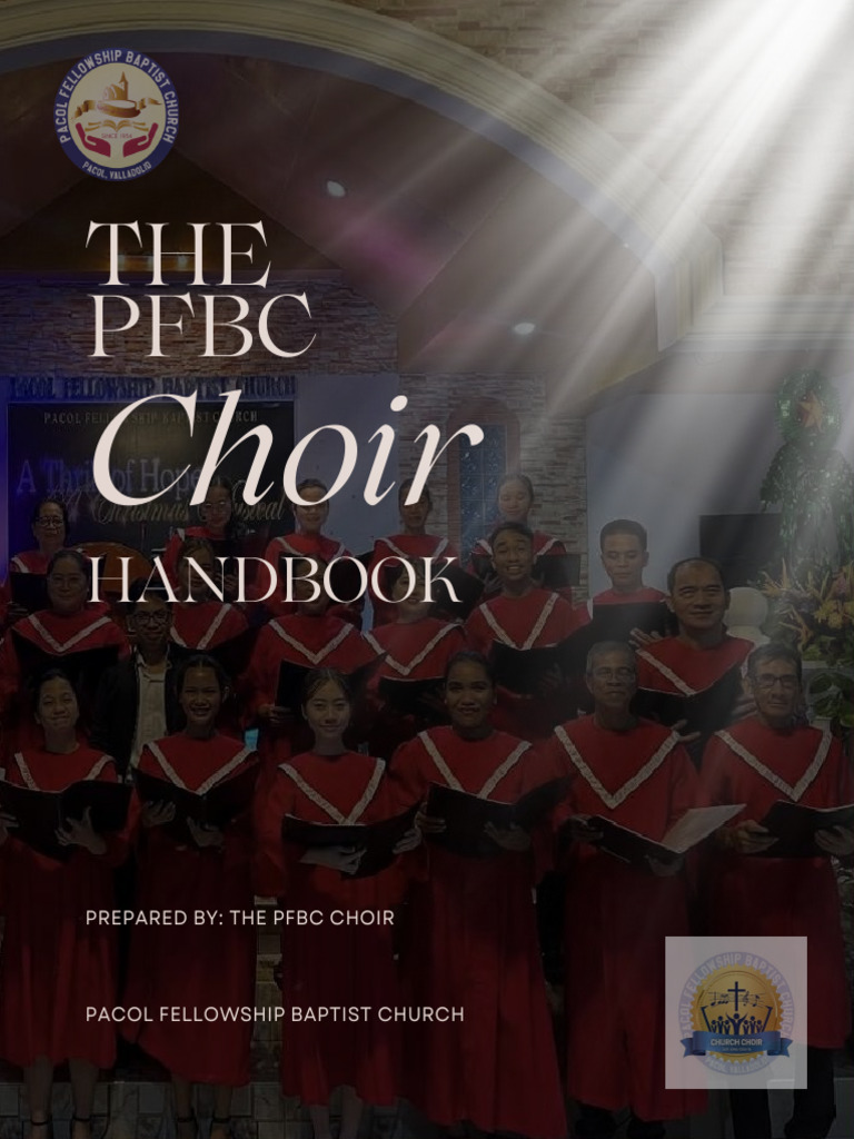 PFBC Choir Manual - 20251031 - 210041 - 0000 | PDF