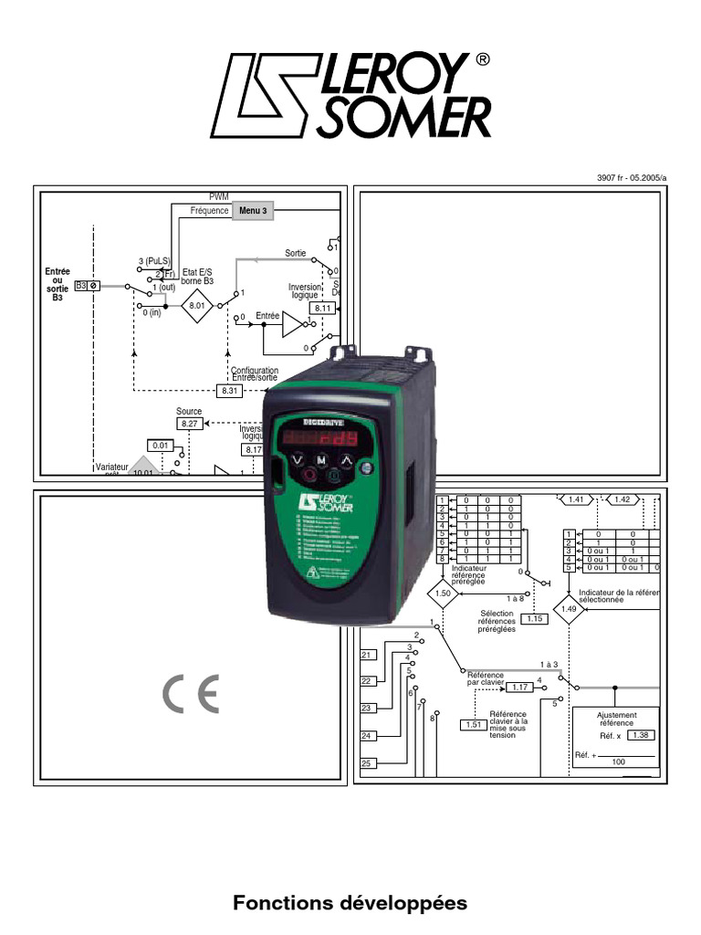 Variateur Digidrive SK : Guide Utilisateur | PDF | Compatibilité ...