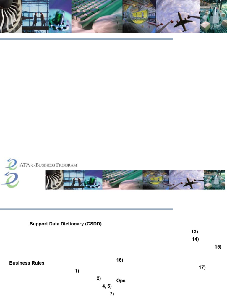 ATA E-Business Program Overview | PDF | Xml | Specification (Technical ...