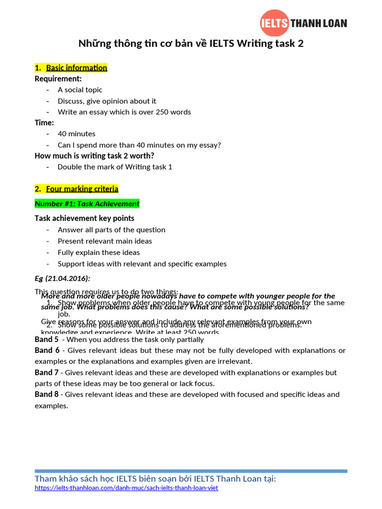 IELTS Writing Task 2 Guide | PDF | Vocabulary | Cognitive Science