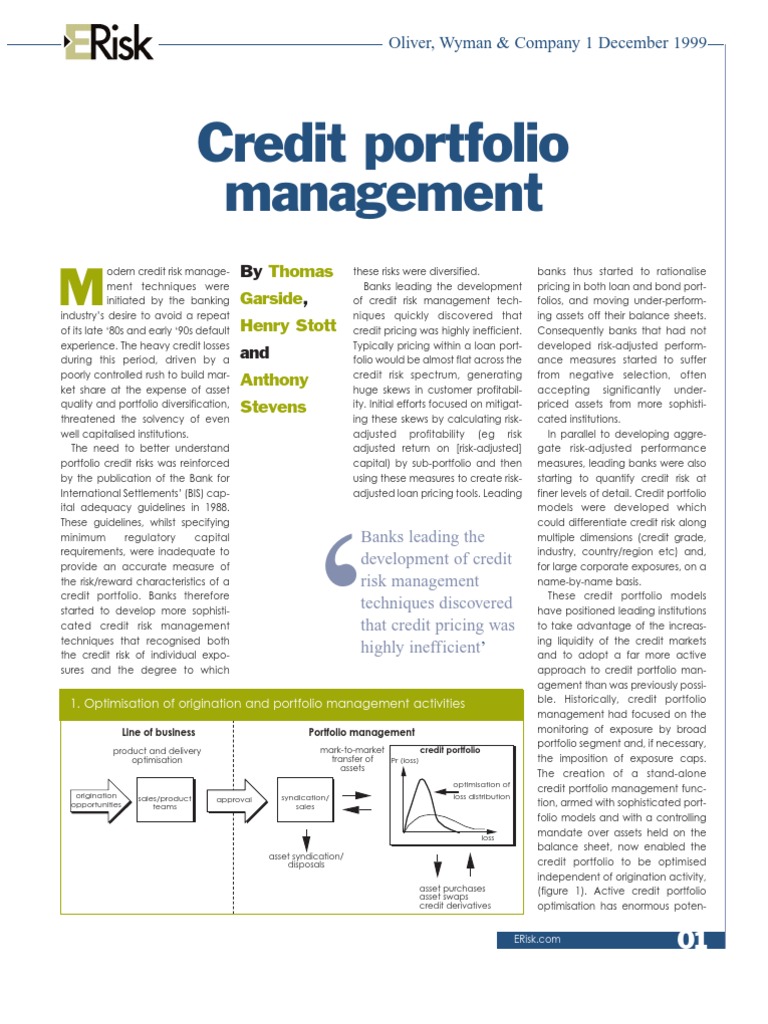 Credit Risk Management Techniques | PDF