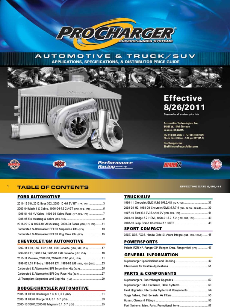 Supercharger AppGuide | PDF | Cheque | Turbocharger