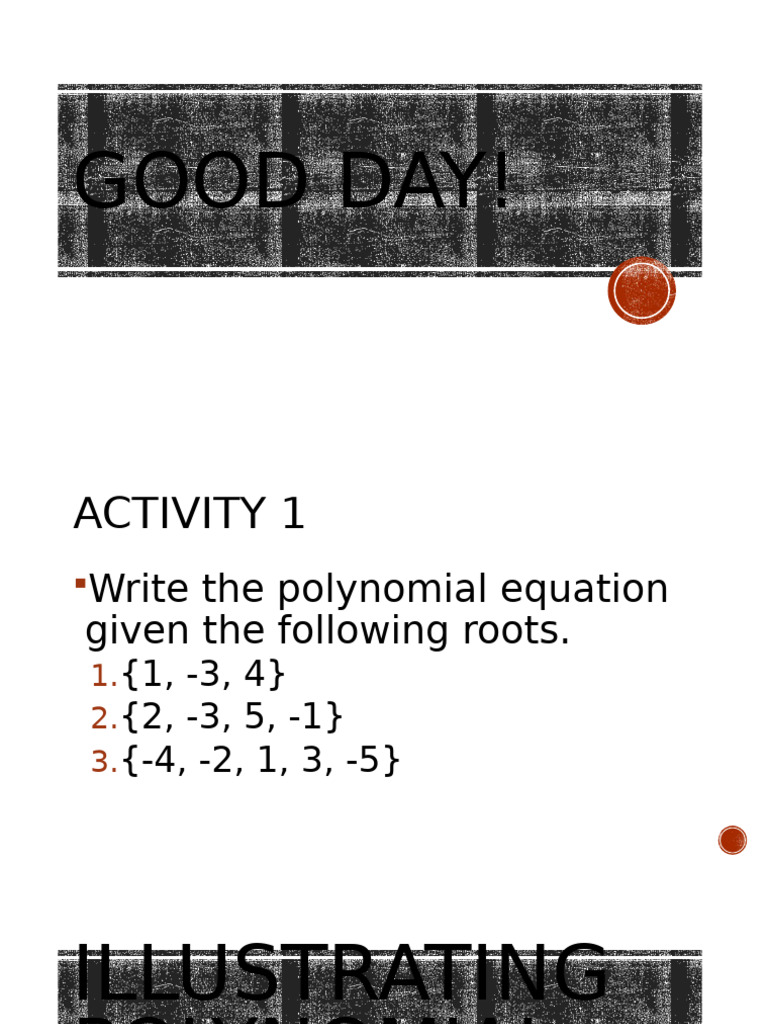 w1 Graphing Polynomial Functions | PDF | Zero Of A Function | Polynomial