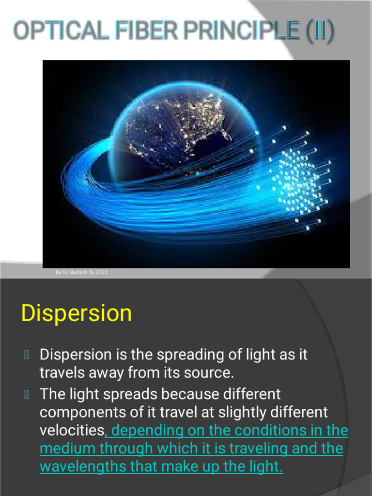Lecture 3 | PDF | Dispersion (Optics) | Optical Fiber