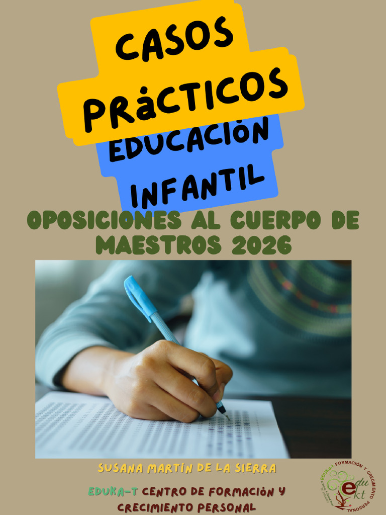 Oposiciones Educación Infantil 2026 | PDF | Educación de la primera ...