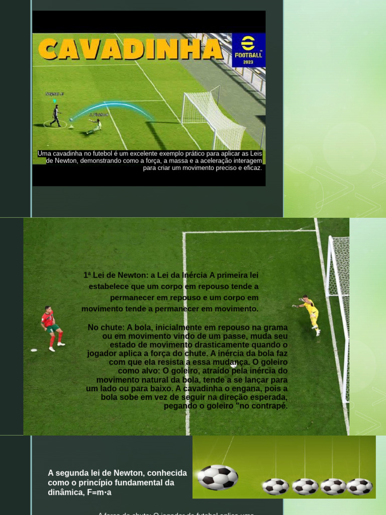 Uma Cavadinha No Futebol é Um Excelente Exemplo | PDF | Força | Leis do ...