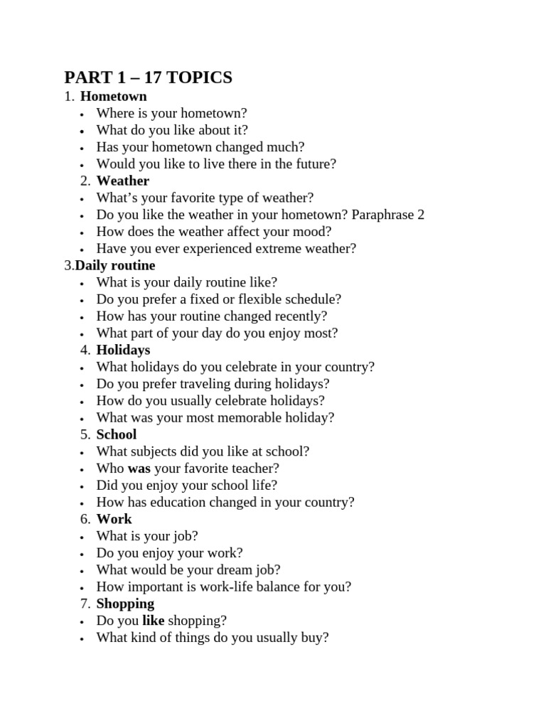 17 Engaging Topics for Conversation | PDF