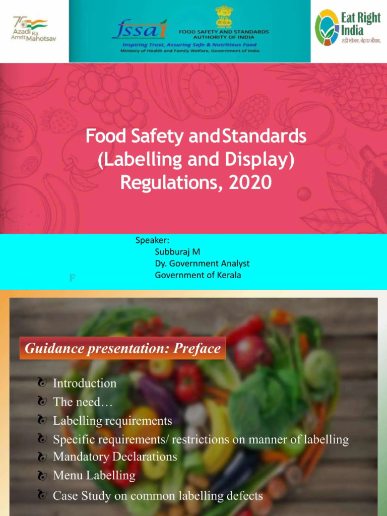 Food Labelling by Food Analyst | PDF
