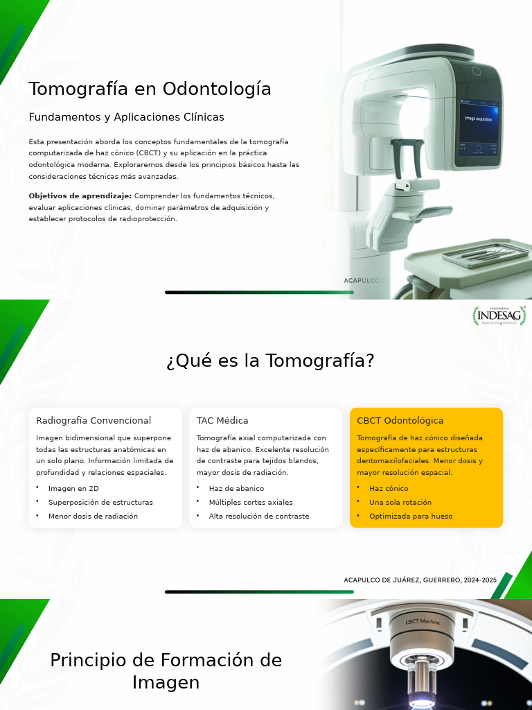 Tomografía CBCT en Odontología: Fundamentos y Aplicaciones | PDF | Ct Scan