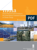 India Second National Communication To UNFCCC Executive Summary