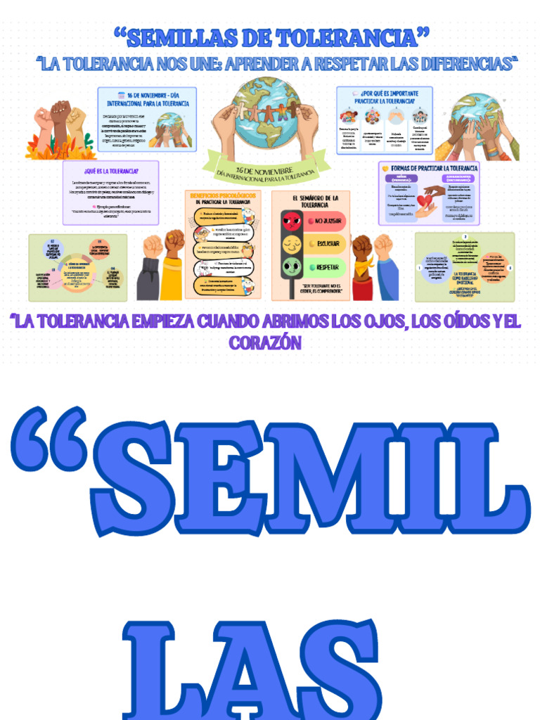 Importancia de la Tolerancia en la Sociedad | PDF | Las emociones ...