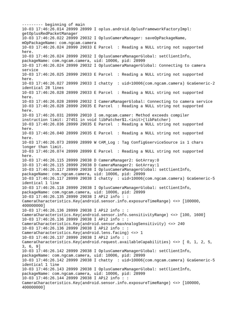 Log Cat 1759488385887 | PDF