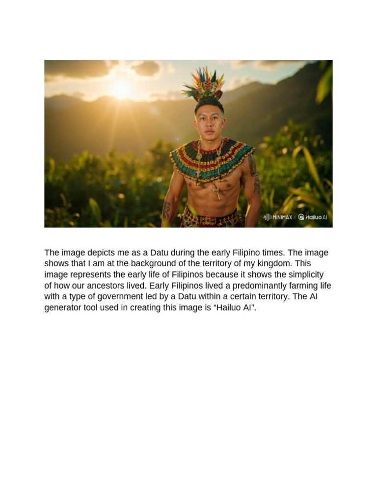 Early Filipino Life as a Datu Image | PDF