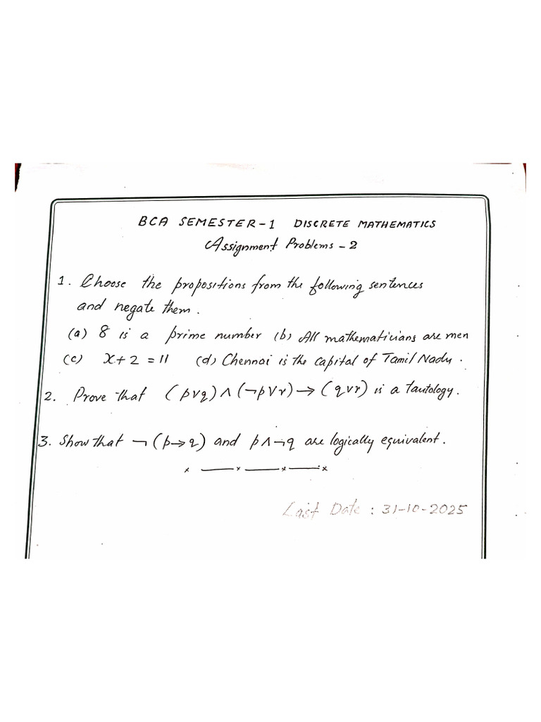 Maths Assignment 2 | PDF