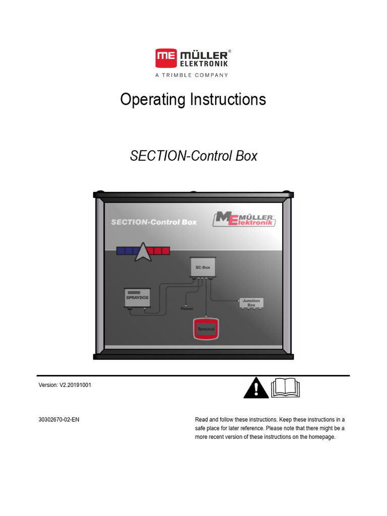 تشغيل جهاز SECTION-Control Box | PDF | Electrical Connector