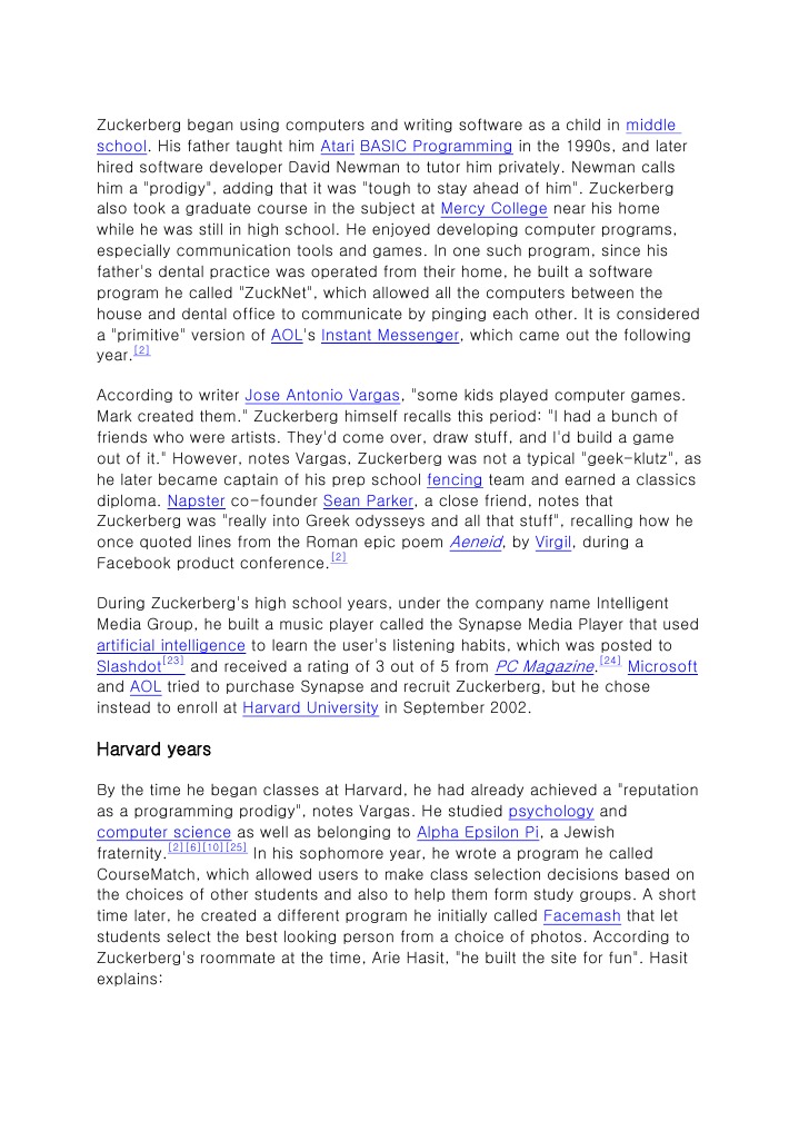 Zuckerberg Began Using Computers And Writing Software As A Child In