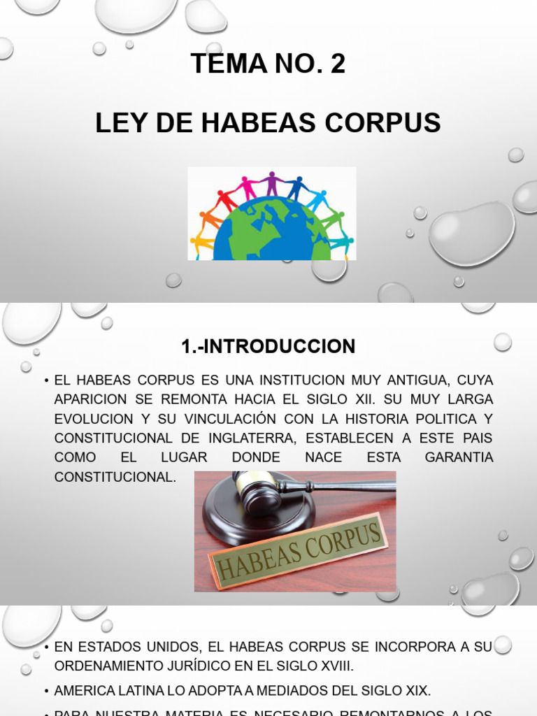 Historia y Significado del Habeas Corpus | PDF | Habeas corpus | Justicia