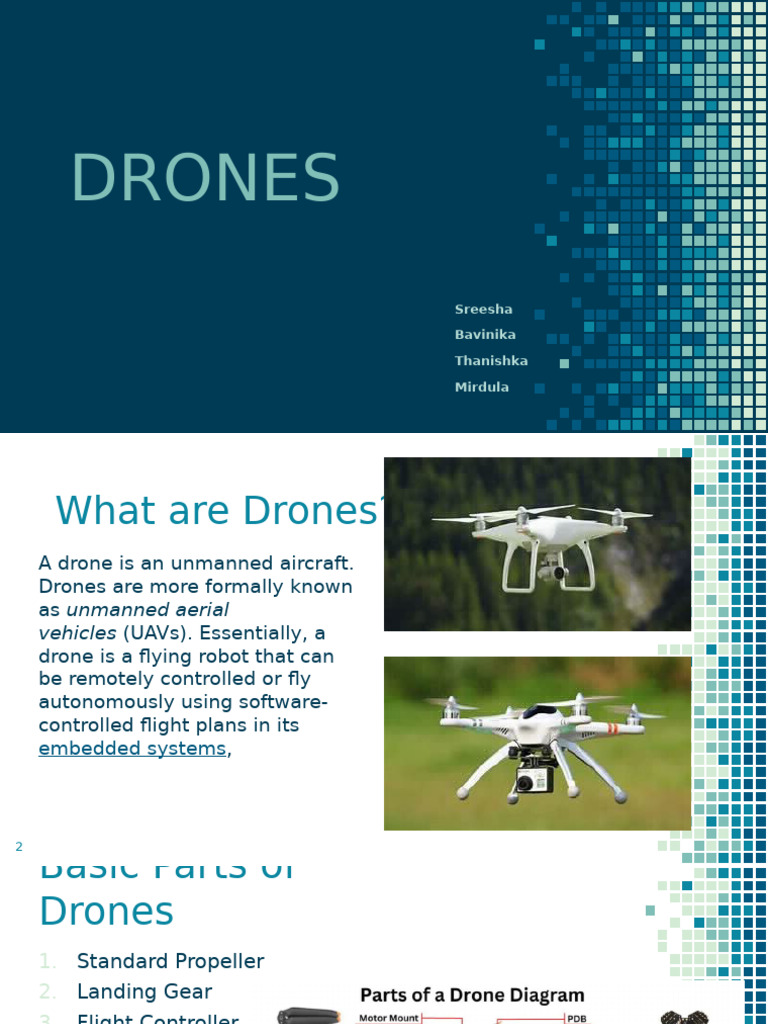 Understanding Drones: Types and Parts | PDF | Unmanned Aerial Vehicle