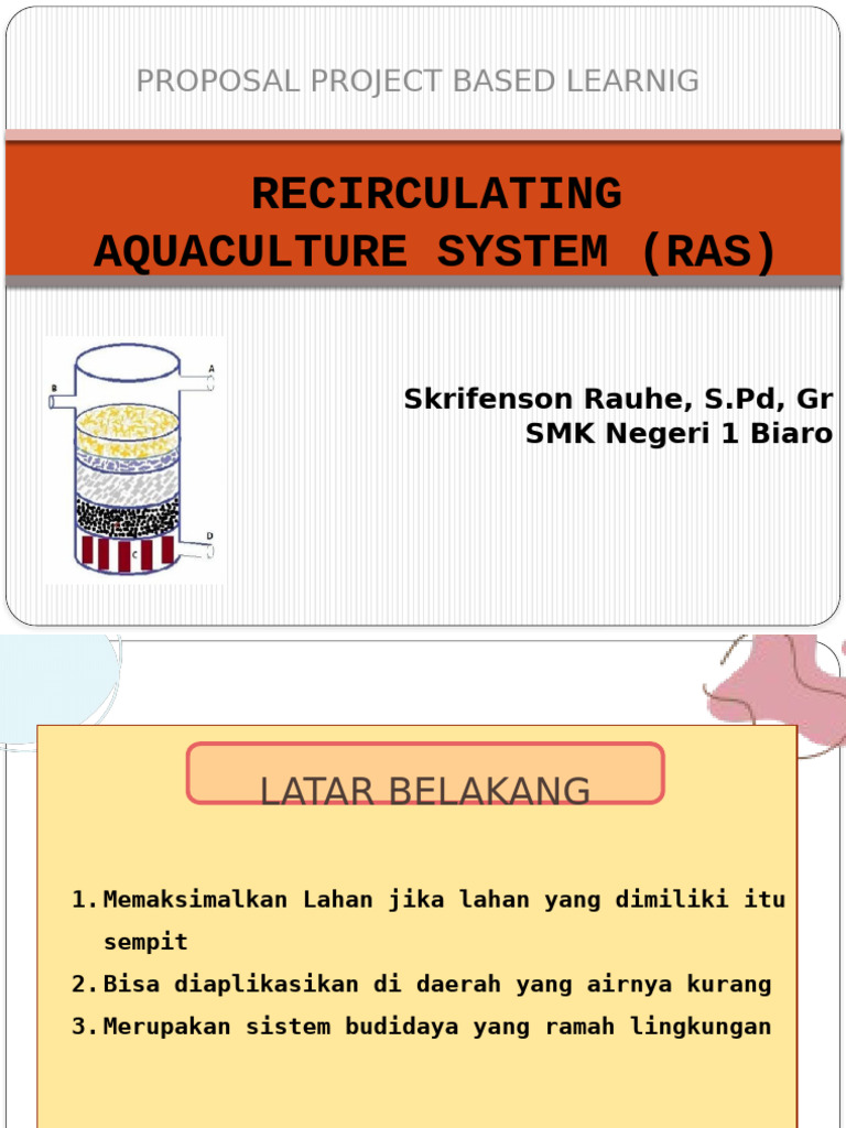 Proposal Sistem RAS untuk Budidaya Ikan | PDF