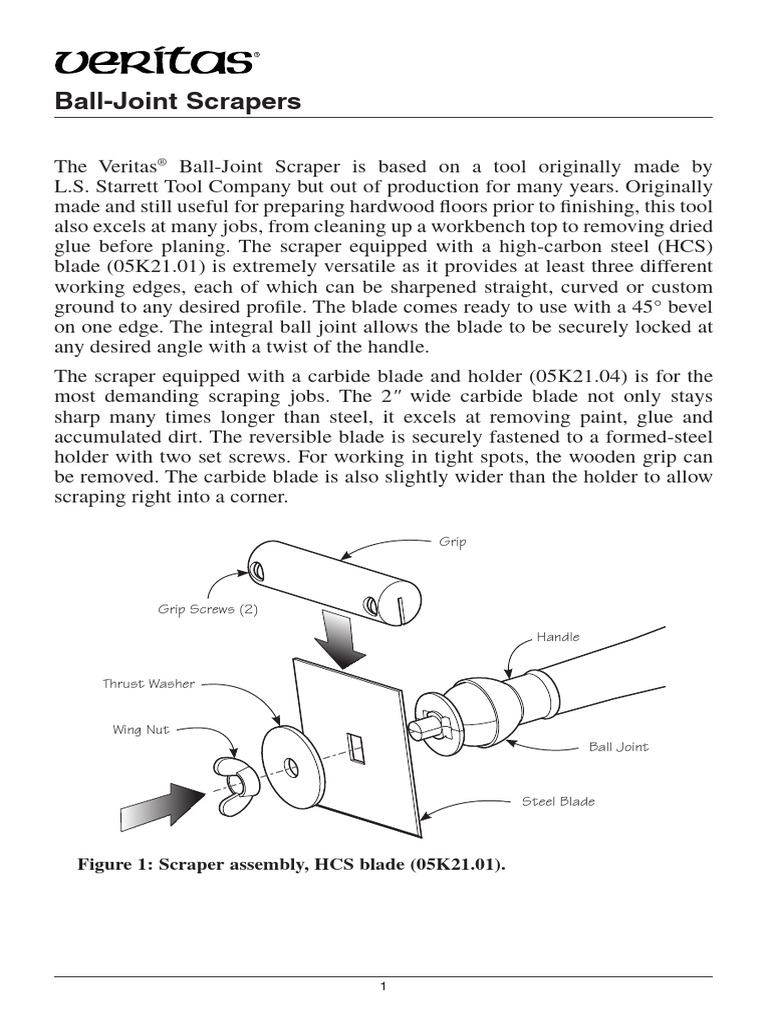 Versatile Ball-Joint Scraper Guide | PDF | Blade | Metalworking