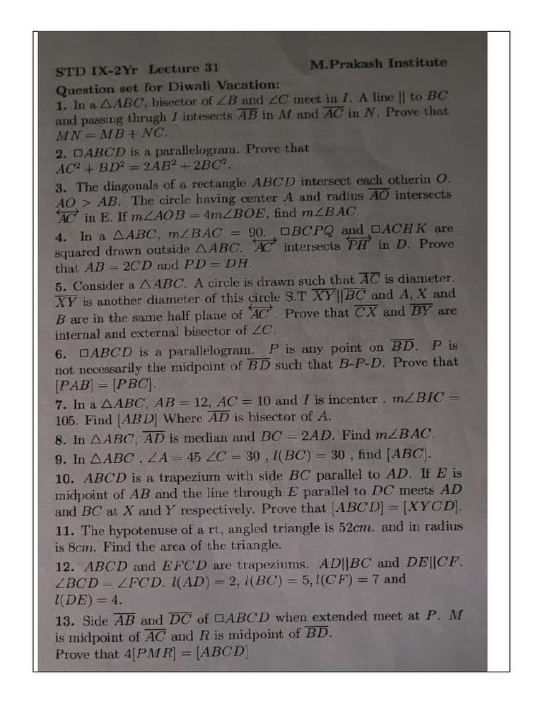 Diwali Homework 25oct2024 Pdf