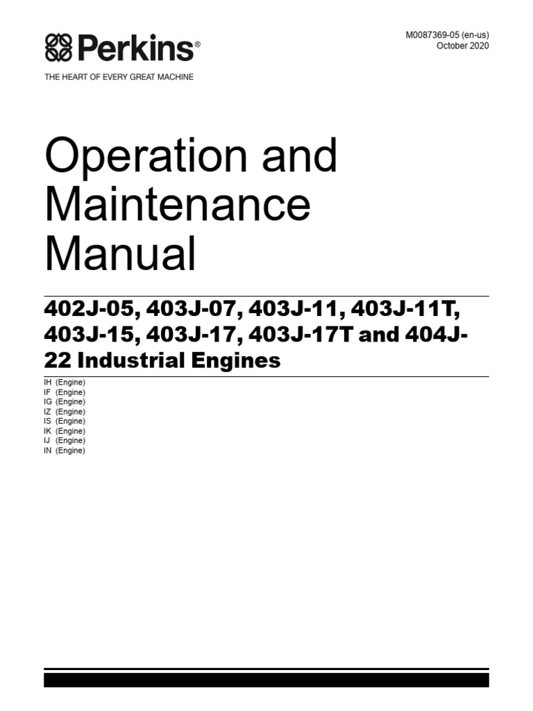 Industrial Engine Operation Manual | PDF | Engines | Asbestos