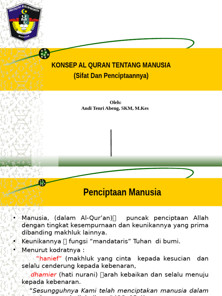 Al-Quran dan Penciptaan Manusia | PDF