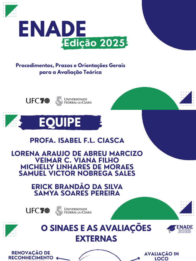 ENADE Direito 2025: Procedimentos e Prazos | PDF