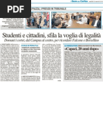 Studenti e cittadini, sfila la voglia di legalità - Il Resto del Carlino del 22 maggio 2012