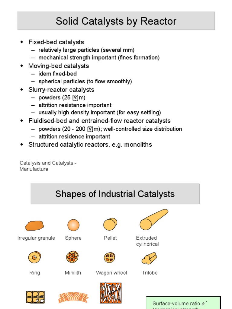 Catalyst Preparation and Types Overview | PDF | Aluminium Oxide | Catalysis
