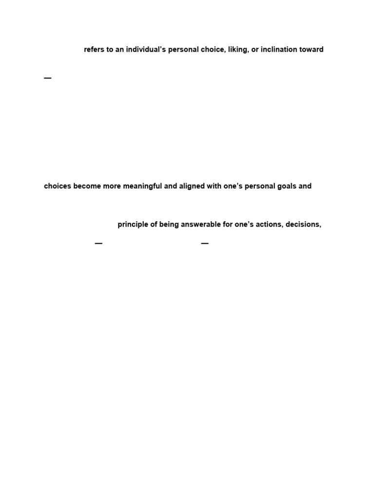 Understanding Personal Preferences | PDF | Courage | Happiness
