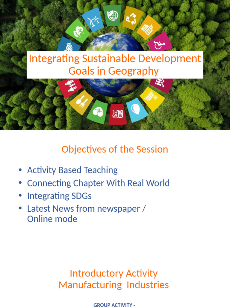 Integrating SDGs in Geography Education | PDF | Sustainable Development ...