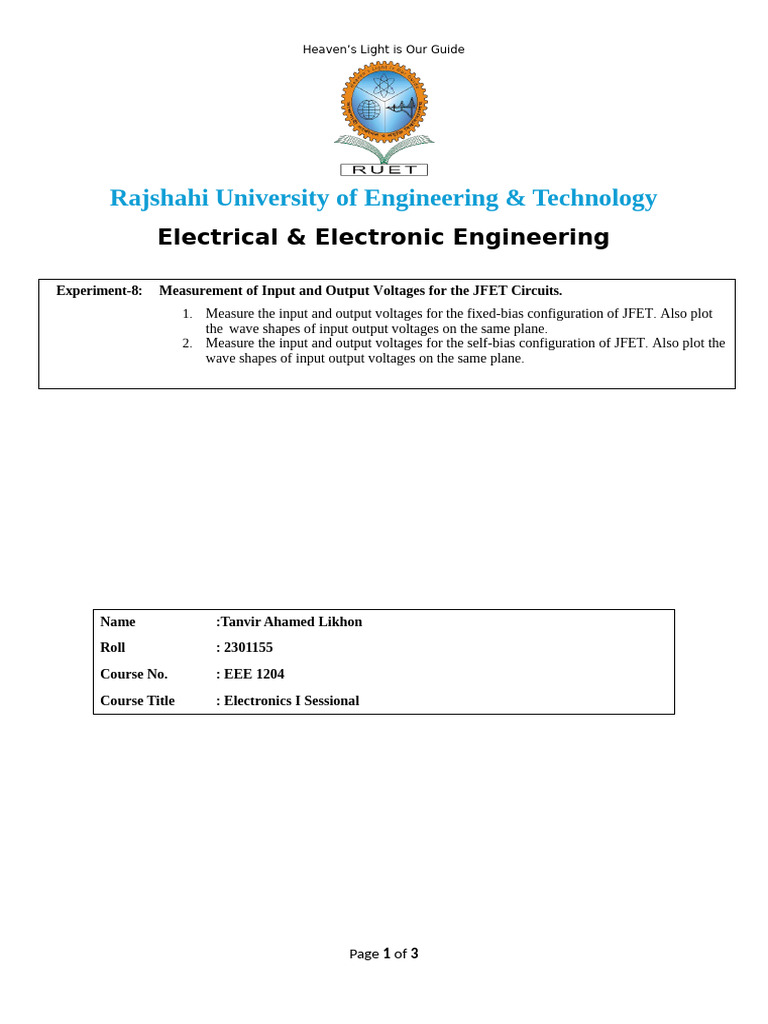 Exp 8 | PDF