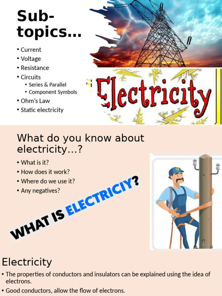 Electrical Quantities and Circuits CM | PDF | Voltage | Electric Current