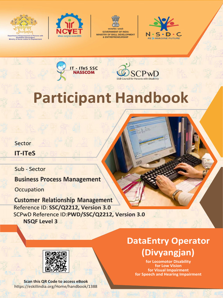 Domestic Data Entry Operator Handbook | PDF | Databases | Data