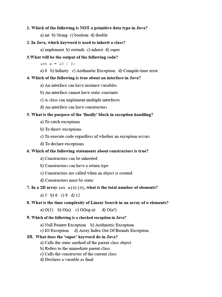 oops (1) | PDF | Inheritance (Object Oriented Programming) | Method ...